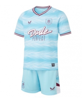 Burnley Maglia Gara Trasferta Repliche 2025-26 Bambino Maniche Corte